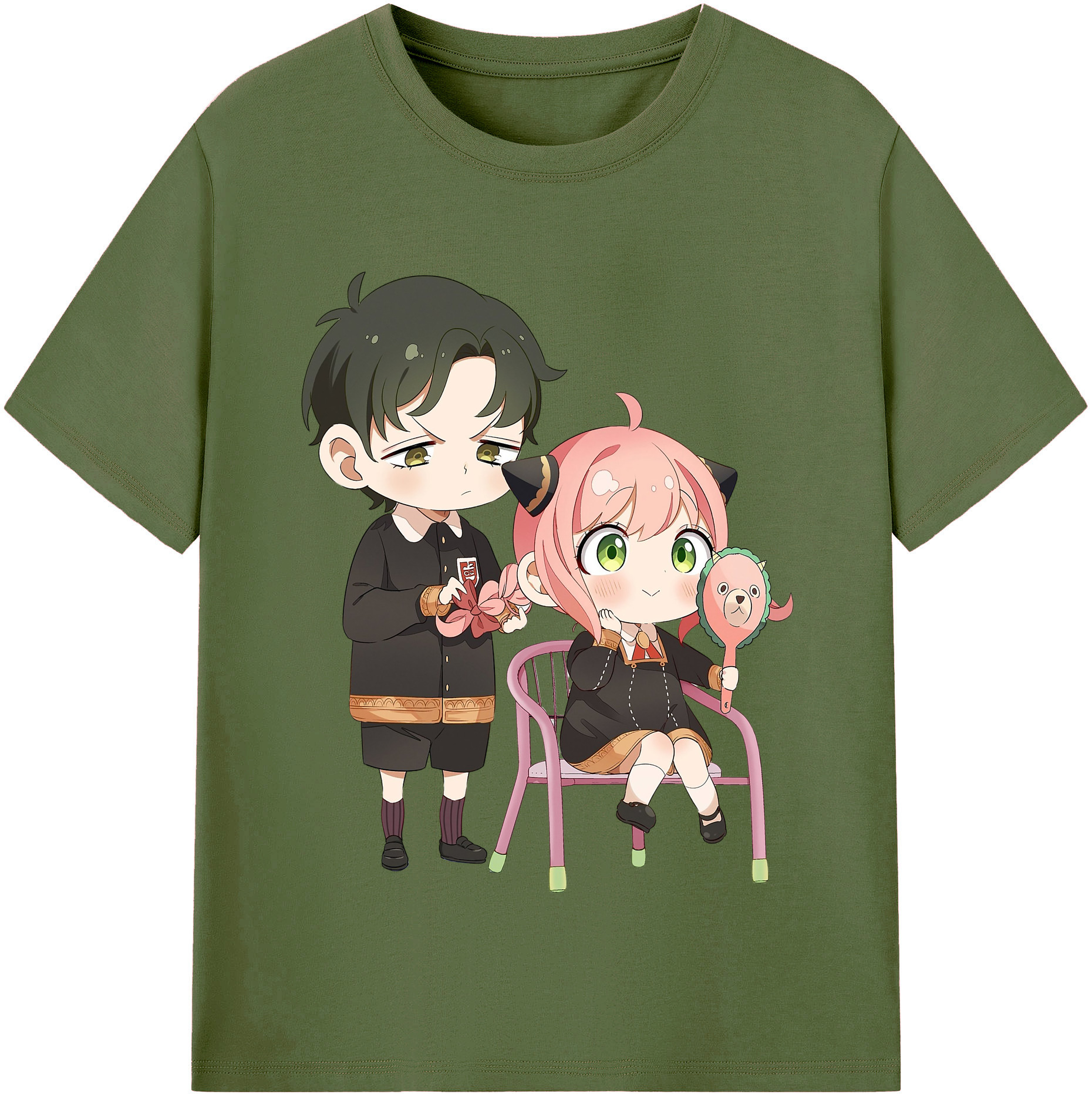 （画像用） SPY×FAMILY间谍家家酒 綿100％半袖Tシャツ（フロントプリント）